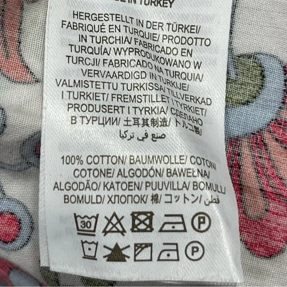 Boden puff sleeve Tiered Multicolor midi dress 8 - Picture 10 of 10